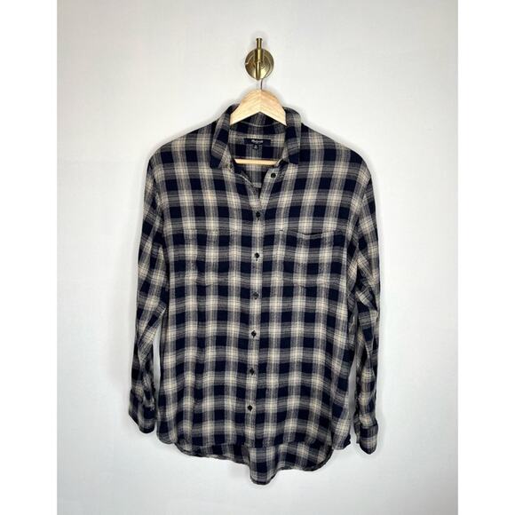 Madewell Lightweight Flannel Shirt - Picture 1 of 5